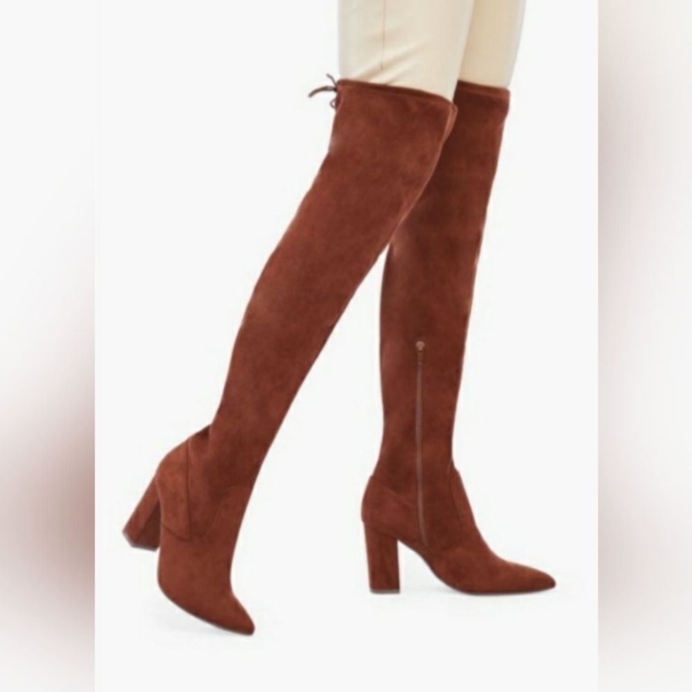 Aubriana Over-the-Knee Heeled Boot 8.5 MSRP $65